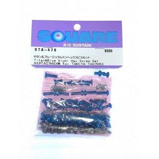 チタン&ブルージュラルミンヘックスビスセット(タミヤTA07MSX用) [STA-476]]