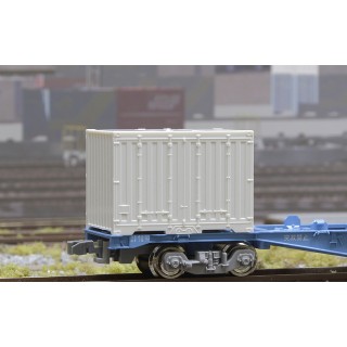 12fコンテナ 背高タイプ 4方リブ付 側面2方開き 無塗装品 [C6701]]