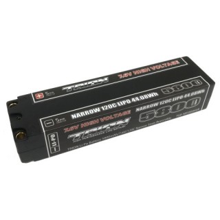 TRION Li-Po Battery 5800mAh/7.6V/120C Narrow 5mm Reversible [TGB-NR5800HVR]]