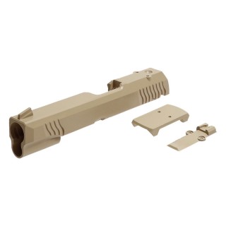 Carbon8 CO2 M45CQP/DOC用カスタムスライド エインヘリアル(TAN/無刻印) [LL-17161]]