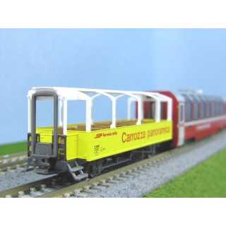 レーティッシュ鉄道＜ベルニナ急行(新ロゴ）>増結セット(4両）[10-1656]]