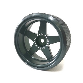 M17・MT-44用 一体型アルミステアリングホイール”美” Ver.2020(5本スポークオールブラック) [TS-461]]