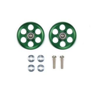 HG 軽量19mmオールアルミベアリングローラー (グリーン) [95607]]