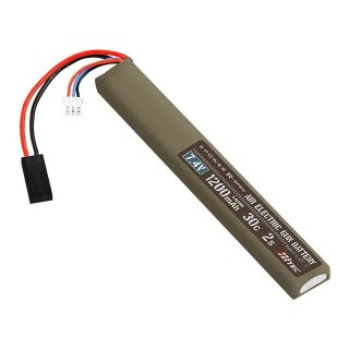 XPOWER R-SPEC AEG BATTERY Li-Po 7.4V 1200mAh 30C 2S スティックタイプ [XPRAEG12002S]]