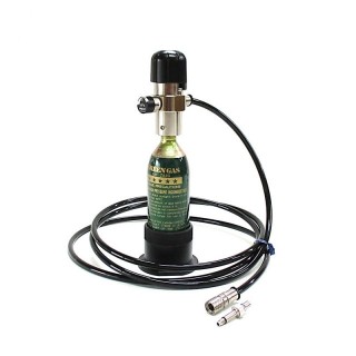 Newメーター付グリーンガスレギュレーター スタートセット(ストレートホース/マルイ) [SP-10168]]