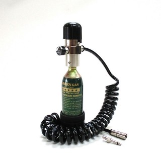 Newメーター付グリーンガスレギュレーター スタートセット(コイルホース/マルイ) [SP-10177]]