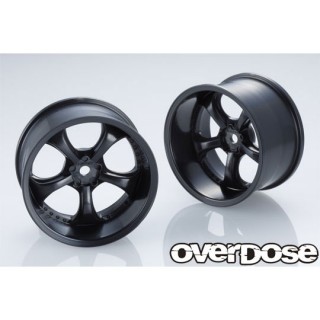 RYホイール R-SPEC WORK VS KF 30mm ブラック offセット9mm [OD2820]]