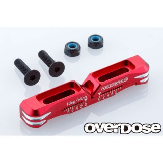 アジャスタブルアルミサスマウントType-2(For OD/レッド) [OD2481b]]