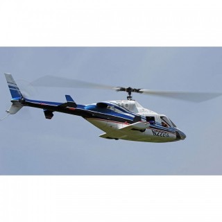 ※送料特大※ Bell222 90(700)クラスヘリ用 スケールボディ(ブルー) [CAS-11104]]