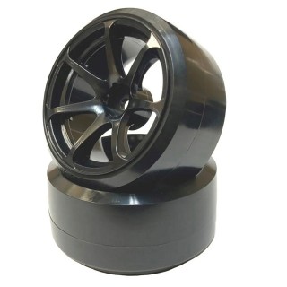 AVS MODEL T7ホイル 30mm幅 offset6 ホワイト 2個入 [IW-4206WH]]