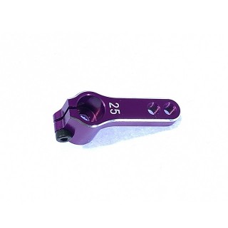 サーボホーンスタンダード25T(フタバ用) 15/19mm パープル [SGE-80P]]