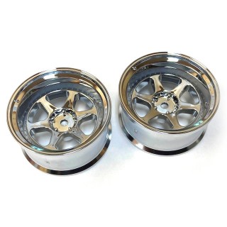 WORK MEISTER L1 スーパーハイトラクションタイプ offset 8 クローム 2個入 [LWS-0508C]]