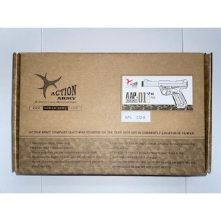 ACTIONARMY AAP-01 アサシン GBB BK [AAC-AAP01-BK]]