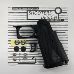 SHOOTERS DESIGN カラーグリップTMハイキャパ用BK [GSMS940BK]]