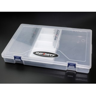 INFINITYパーツケースセット(フタ付き2分割/4分割各1) [A0085]]