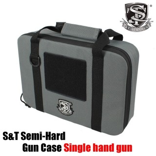 セミハードシングルハンドガンケース(Gray) [STGC02HSGR]]