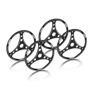 HUDY アルミセットアップホイル(4pcs・1/8GT用) [109672#]]