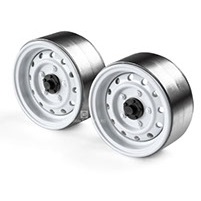 1.9インチ クラシックビードロックフルメタルホイール ホワイト 2pcs [AKGAX0130AW]]