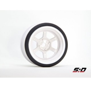 V16D 6SPOKE OFF10 ホワイト [SD10127]]