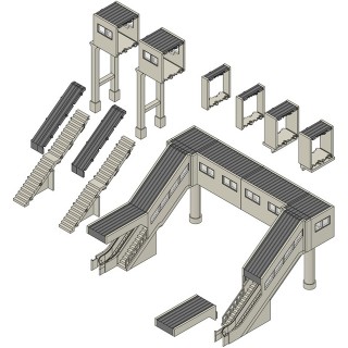 マルチ跨線橋セット [4074]]