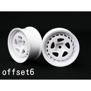 SSR Formula AERO SPOKE WHEEL オフセット6(浅リム) ホワイト(2pcs) [WW-0206WH]]