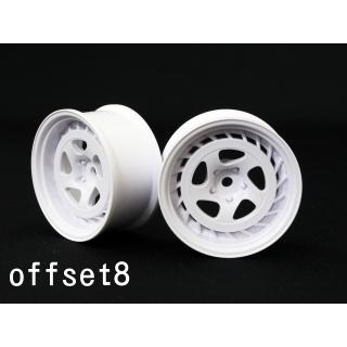 SSR Formula AERO SPOKE WHEEL オフセット8(深リム) ホワイト(2pcs) [WW-0208WH]]