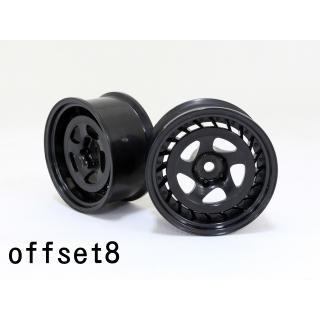 SSR Formula AERO SPOKE WHEEL オフセット8(深リム) ブラック(2pcs) [WW-0208BK]]