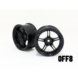 SSR Professor SPX WHEEL オフセット8(深リム)ブラック(2pcs) [WW-0108BK]]