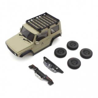 BS MX-01 スズキ ジムニーシエラ APIO JIMNY TS4 カーキ ボディセット(タイヤ・ホイール付) [MXBT05K]]