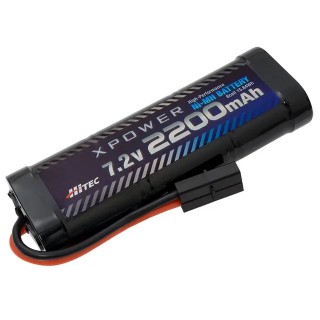 XPOWER Ni-MH 7.2V 2200mAh タミヤタイプコネクター [XP2200-NT]]