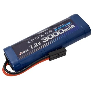 XPOWER Ni-MH 7.2V 3000mAh タミヤタイプコネクター [XP3000-NT]]