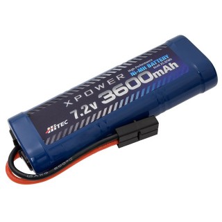 XPOWER Ni-MH 7.2V 3600mAh タミヤタイプコネクター [XP3600-NT]]