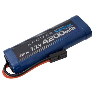 XPOWER Ni-MH 7.2V 4200mAh タミヤタイプコネクター [XP4200-NT]]