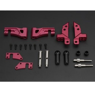 GRK3 RWD フロントアッパーアームセットブラック [R31W318BK]]