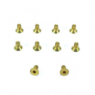 真鍮M3x6mm ヘックス皿ビス 10pcs [BBS-306]]
