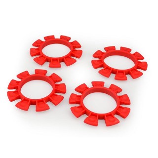 サテライトタイヤラバーバンド・レッド [1/10 & 1/8バギー用・4ケ入] [JC-2212-7]]