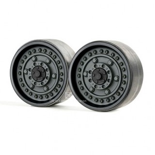 G06サイ 1.9インチロックフルメタルホイル ブラック [AKG0130HR]]