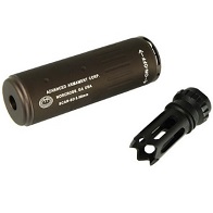 AAC Mini 4.5in QDサイレンサー(14mm逆ネジ/CB) [ADC-SIL-018-CB]]