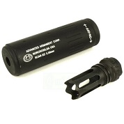 AAC Mini 4.5in QDサイレンサー(14mm逆ネジ/BK) [ADC-SIL-018-BK]]