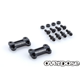 TC アルミフロントアッパーアームブラケット(For GALM / ブラック) [OD2847]]