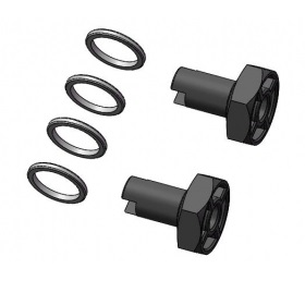 D5MR用リアホイールハブ [SAK-D551]]