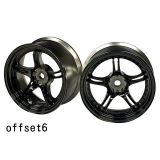 SSR Professor SPX WHEEL オフセット6(浅リム)ブラッククローム(2pcs) [WW-0106BC]]