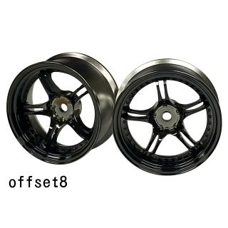 SSR Professor SPX WHEEL オフセット8(深リム)ブラッククローム(2pcs) [WW-0108BC]]
