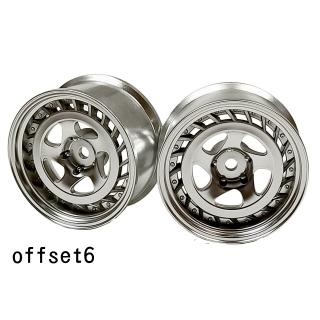 SSR Formula AERO SPOKE WHEEL オフセット6(深リム)マットシルバー(2pcs) [WW-0206MS]]