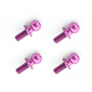 ジュラルミンφ4.8ピロボール (4個) L=4mm×N=6mm パープル [WP-0091]]