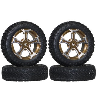 SPデュアル5本スポークホイール MiniZ4X4ジムニー用(BZ) [MINI-Z4X4-D5-BZ]]