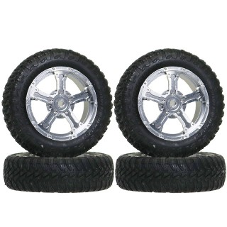 SPデュアル5本スポークホイール MiniZ4X4ジムニー用(SI) [MINI-Z4X4-D5-SI]]