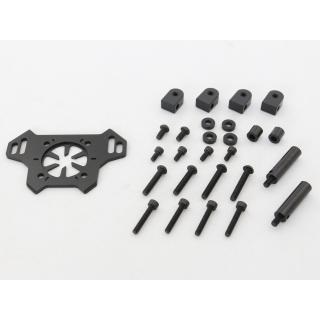 YD2用バックマウントプレートV2 ブラック 25mm用 [ART2711]]