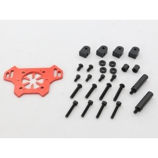 YD2用バックマウントプレートV2 レッド 25mm用 [ART2713]]