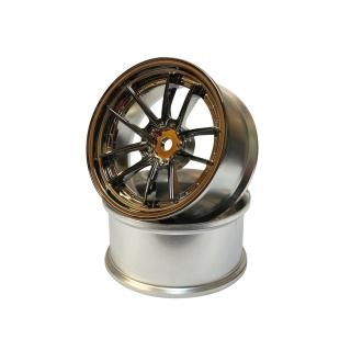 SSR REINER type10S WHEEL オフセット6(浅リム) ブラッククローム(2pcs) [WW-0306BC]]